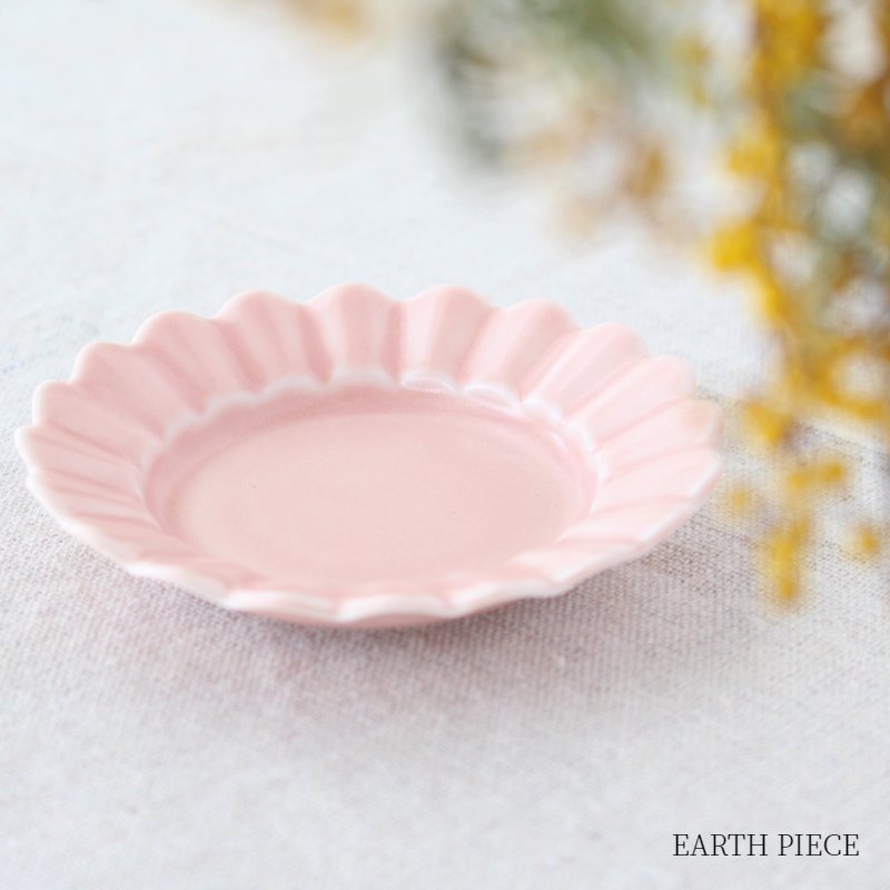 オーブンウェア 輪花小皿