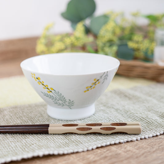 和ミモザ　茶碗